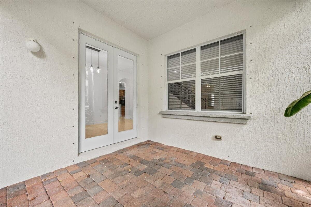 Covered Patio off Living/Dining Area
