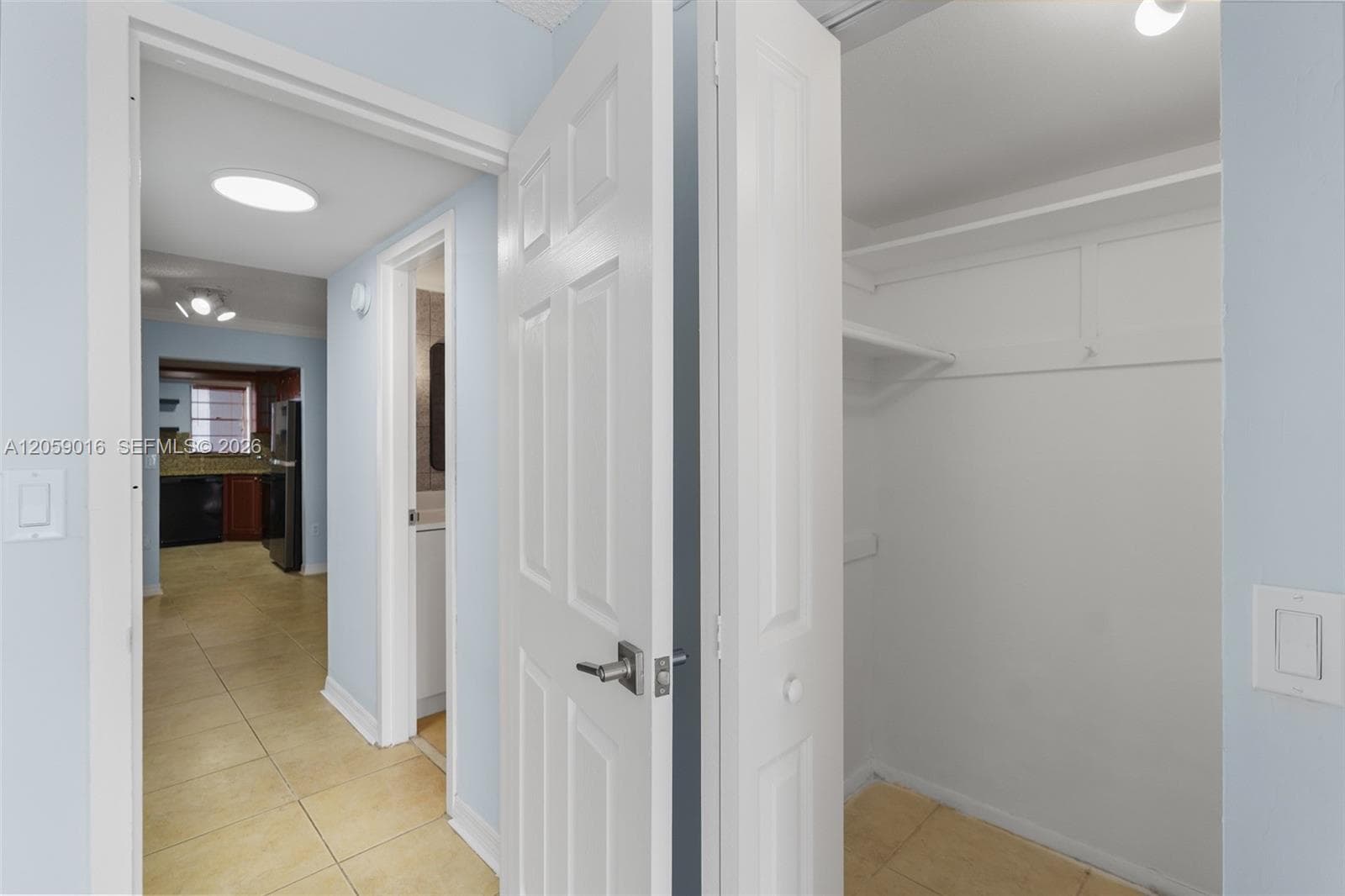 1 of 2 Walk-In Closets in Bedroom