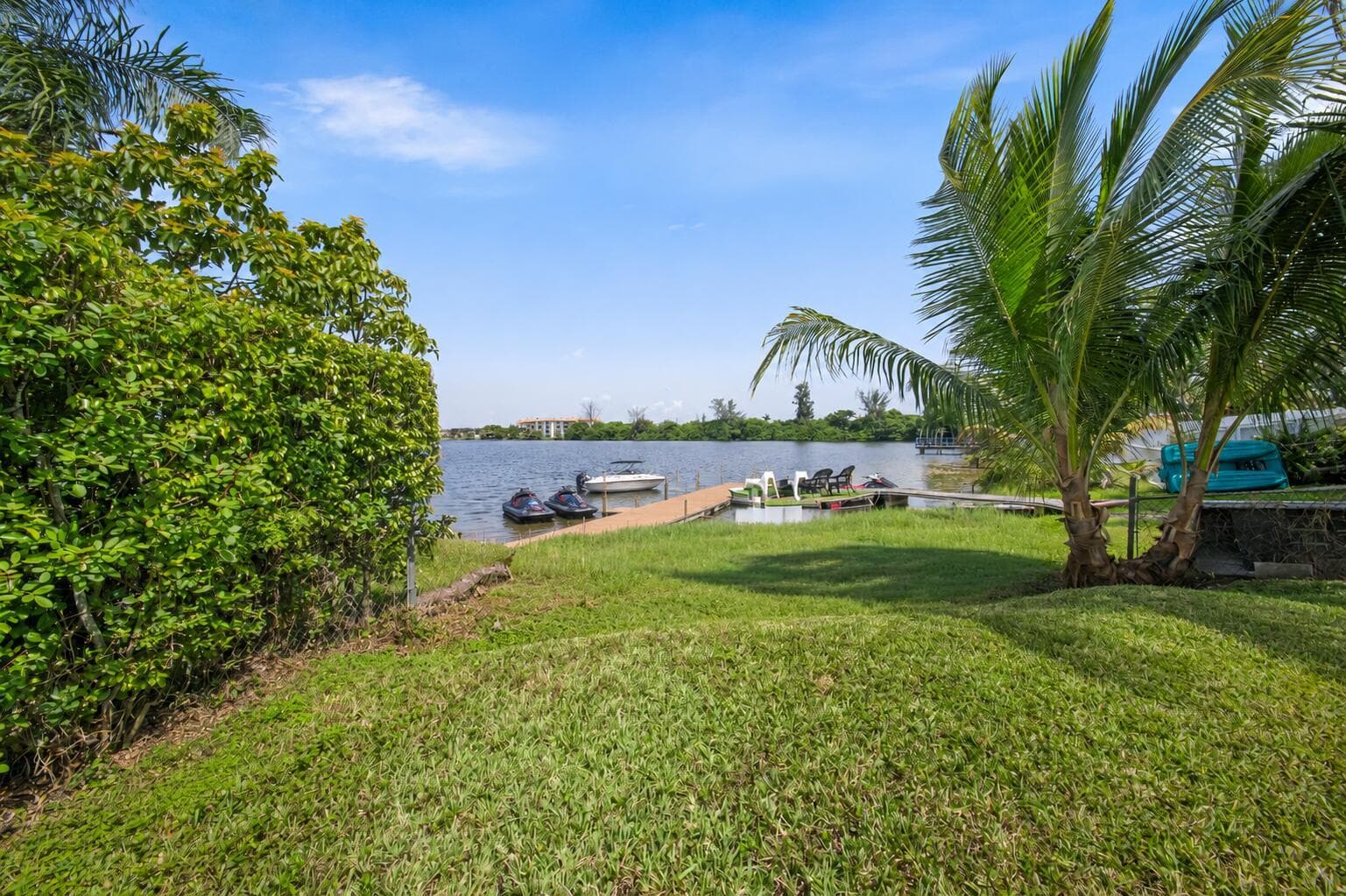 Backyard & Lake