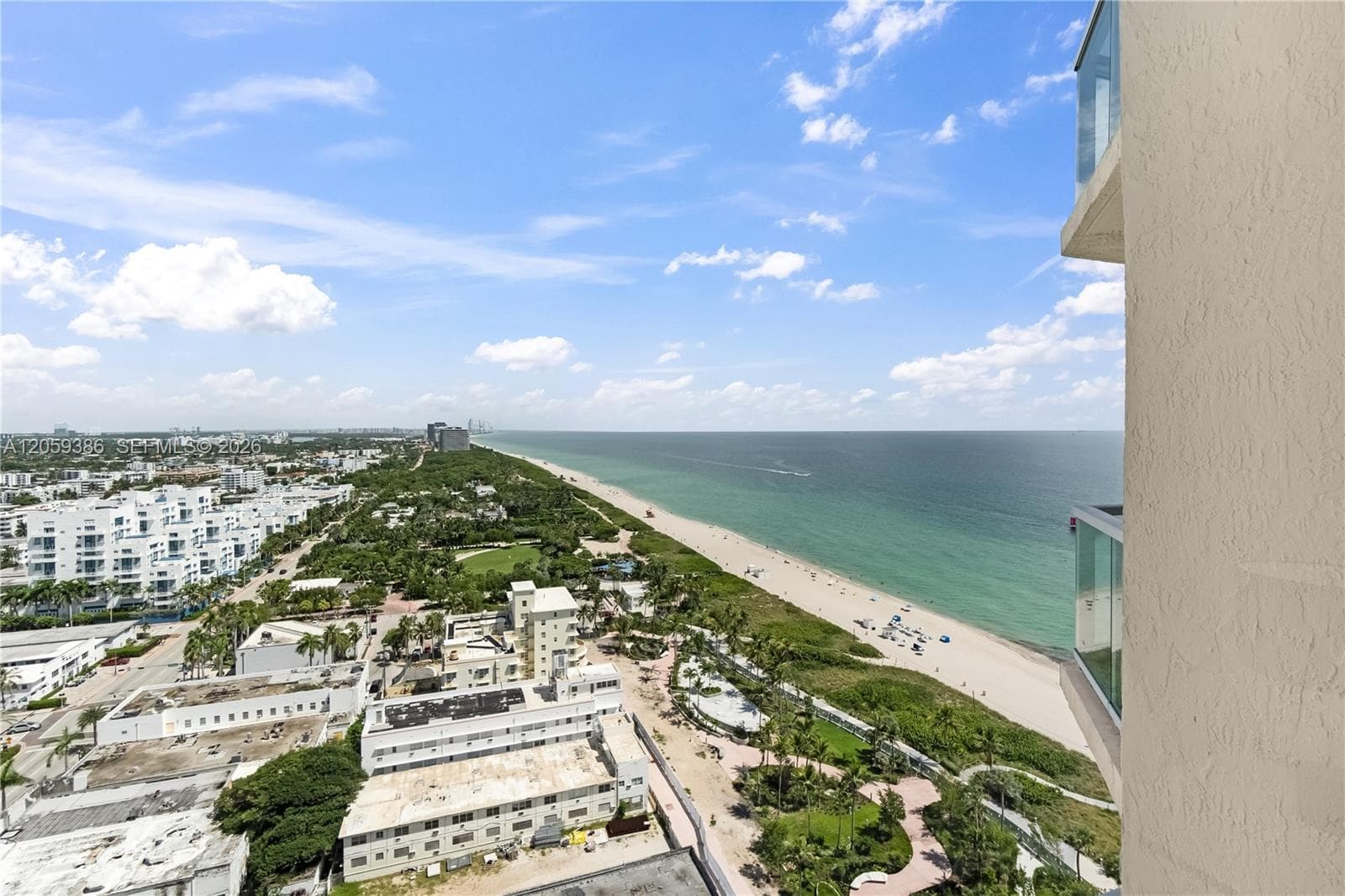 enjoy city and ocean views