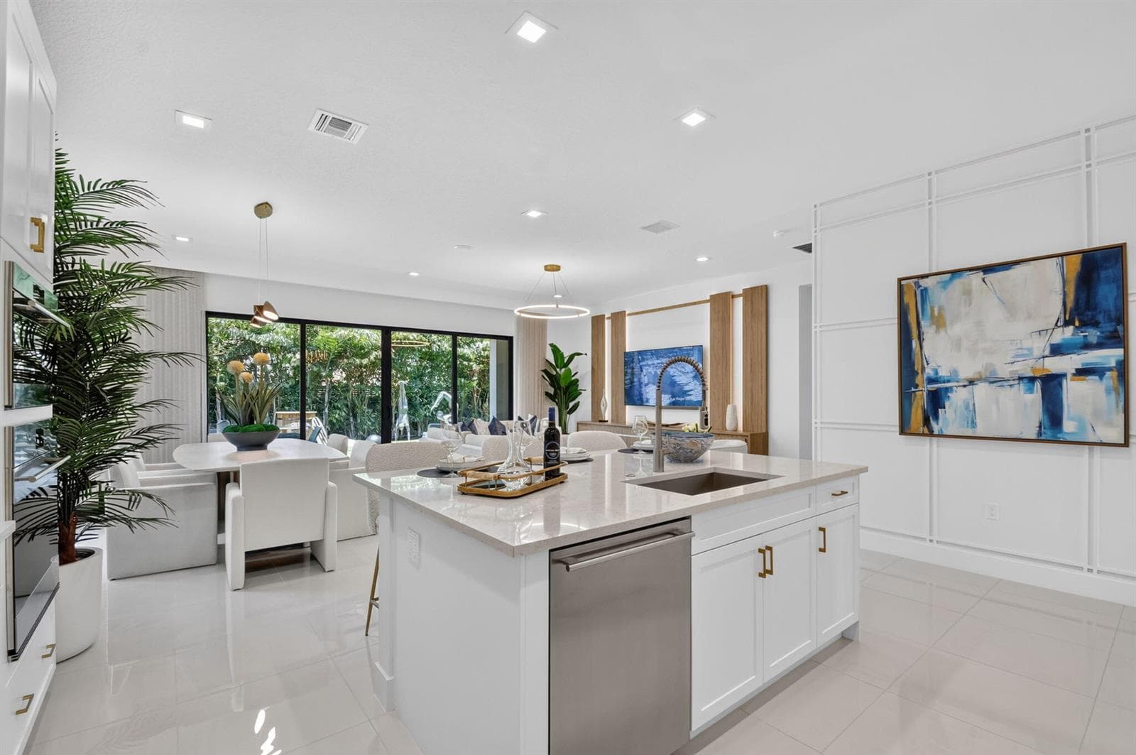 Kitchen and Living