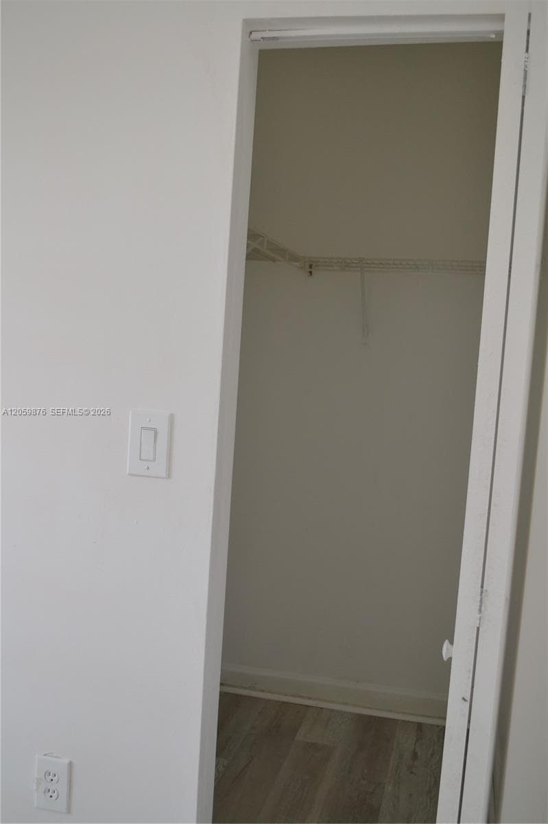 Third bedroom walk in closet.