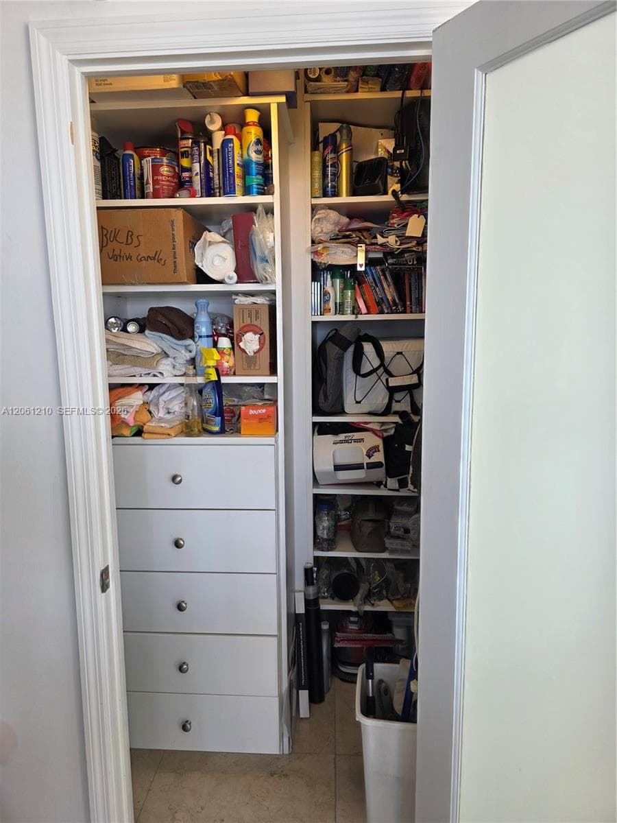 Hallway Closet Note built ins