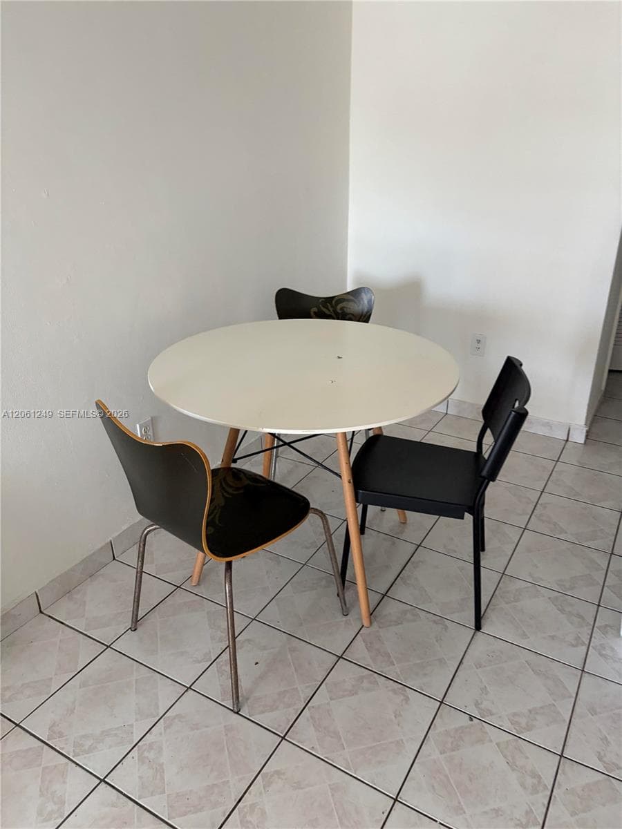 Dinning Area - Partially Furnished