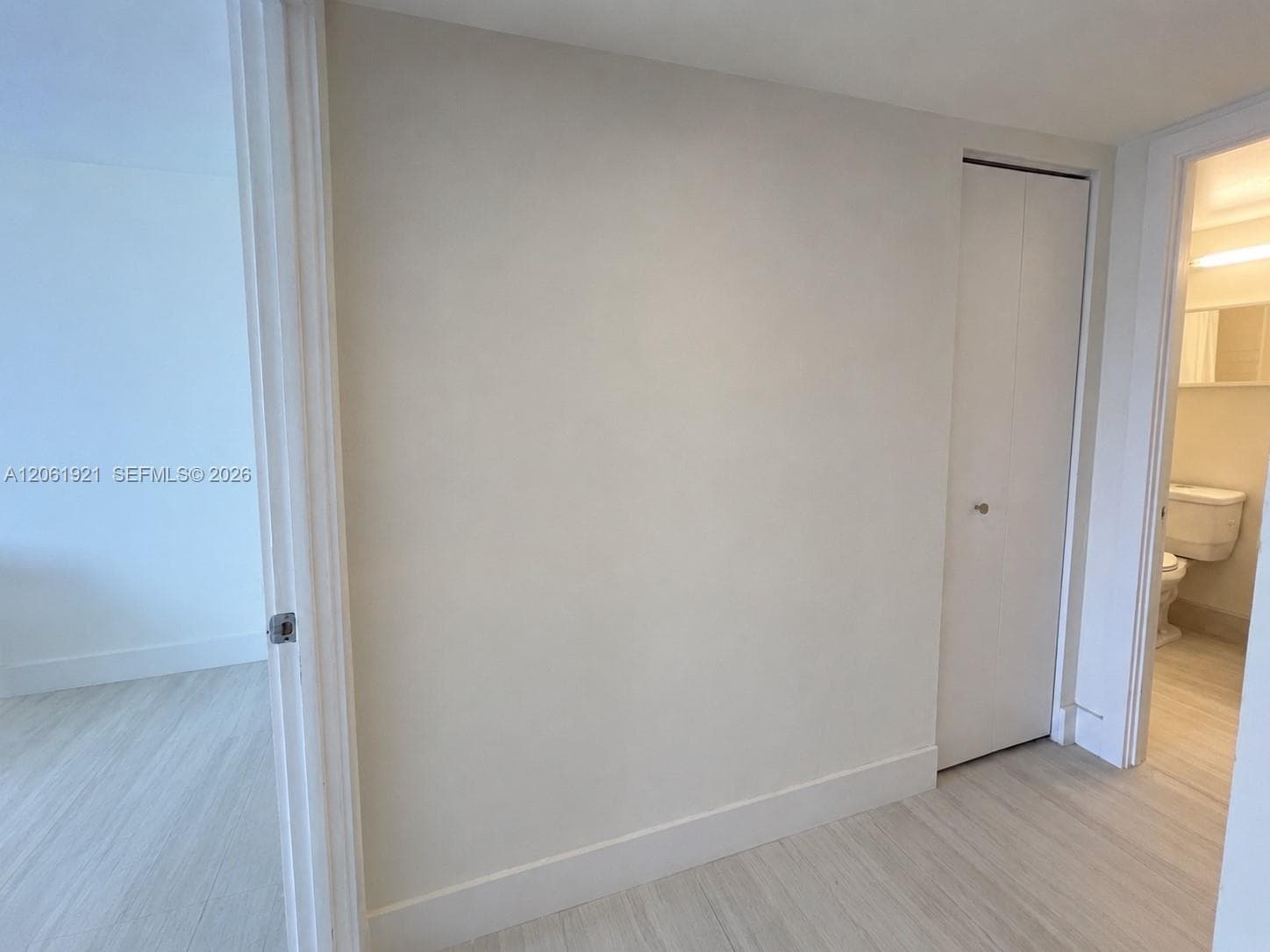 Hallway to bedroom and master Bathroom
