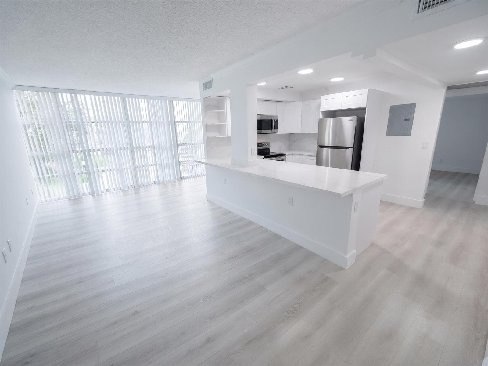 Living room area - virtual staging