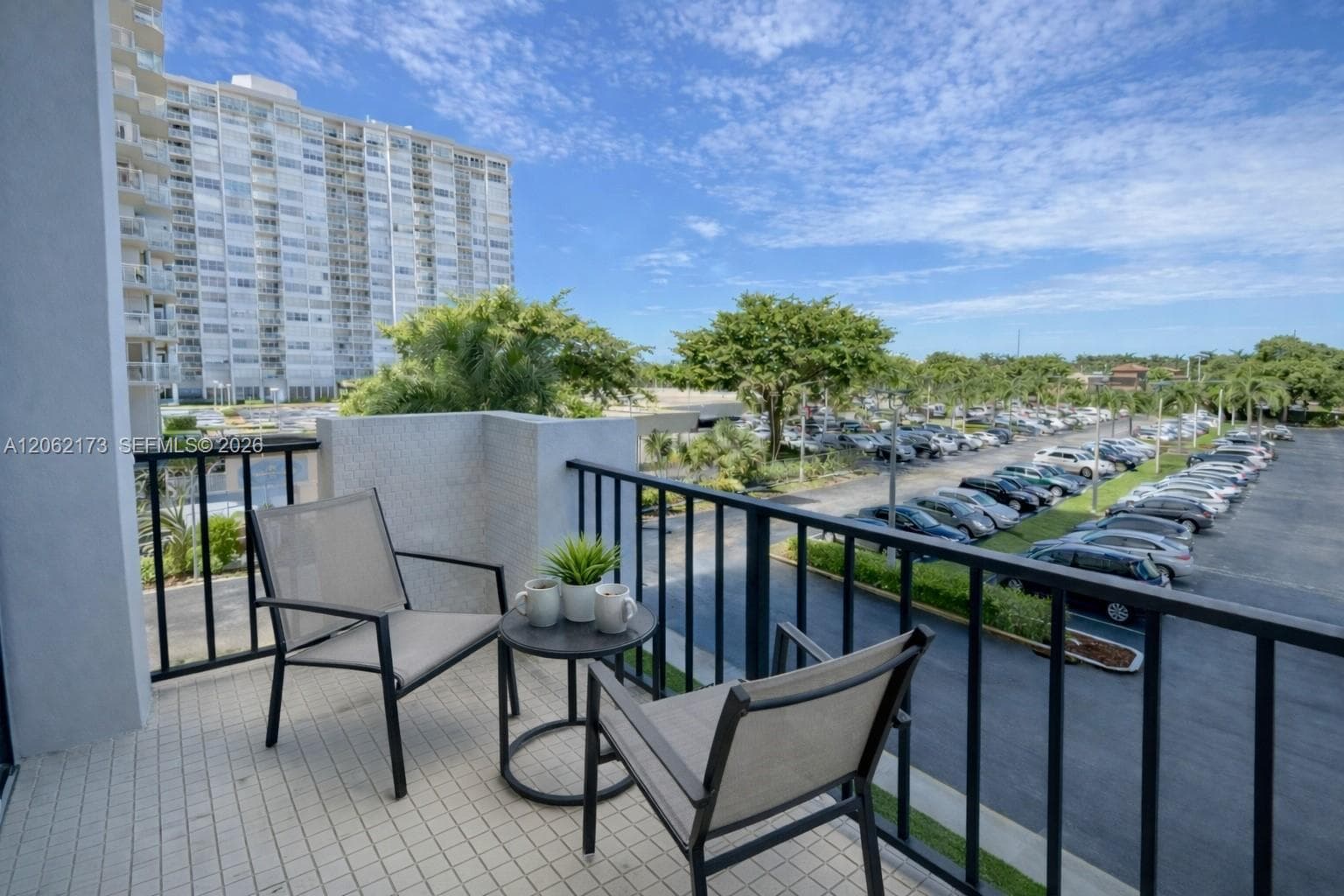 Balcony - virtually staged