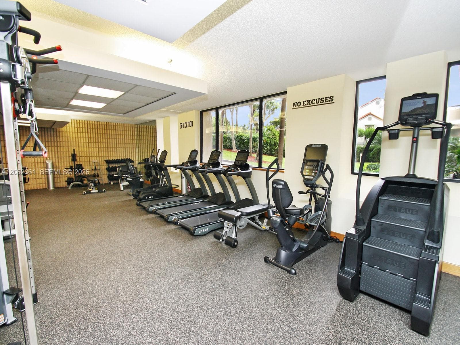 Well equipped gym