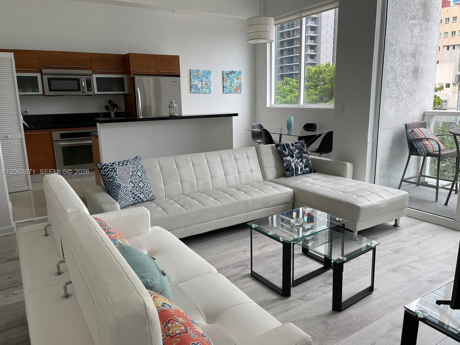 a lot of sofas to entertain and enjoy the big space