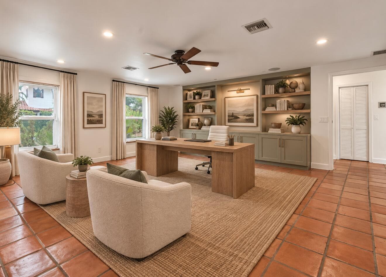 Office - Virtually Staged