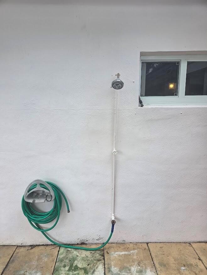 Outdoor shower