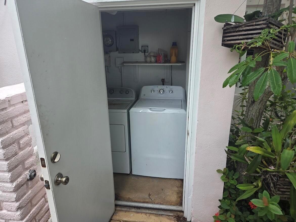 Washer and dryer