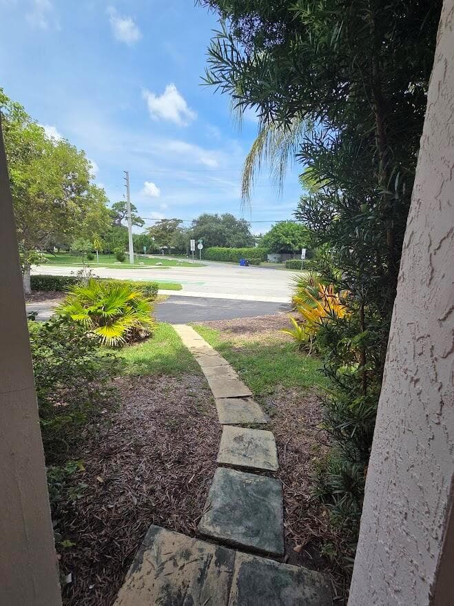 Footpath from carport to front and sidew