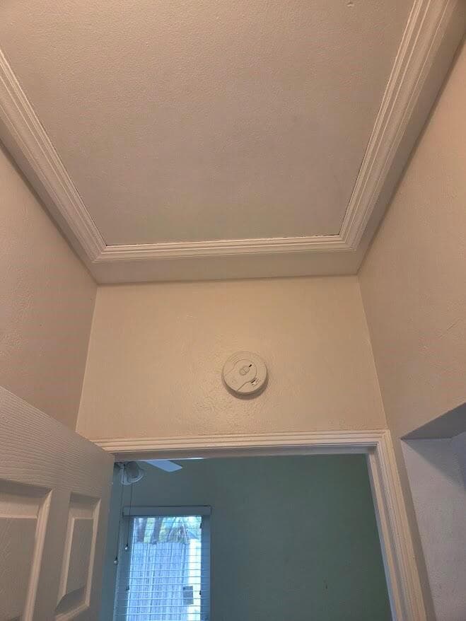 Smoke Detector outside Bedroom