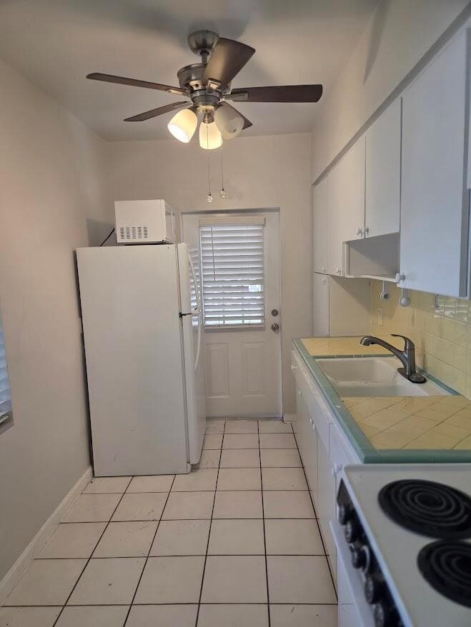 Kitchen view from living dining area