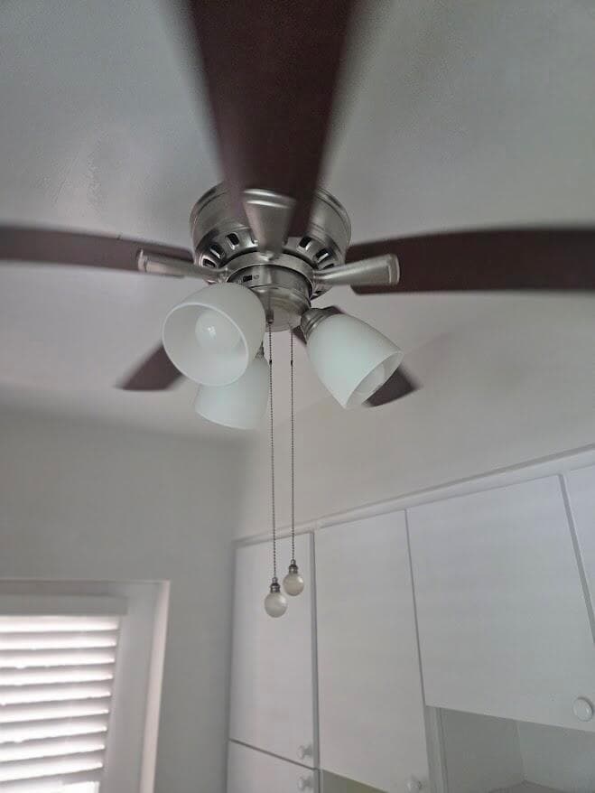 Ceiling Fan in Kitchen