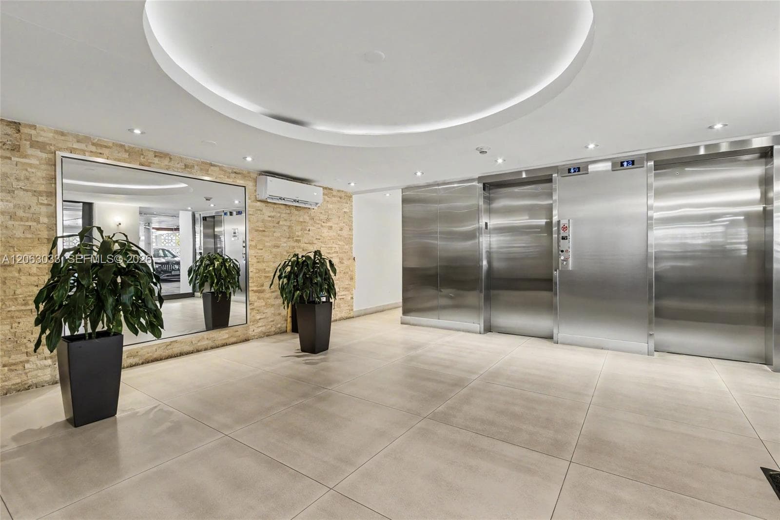 Lobby area of building