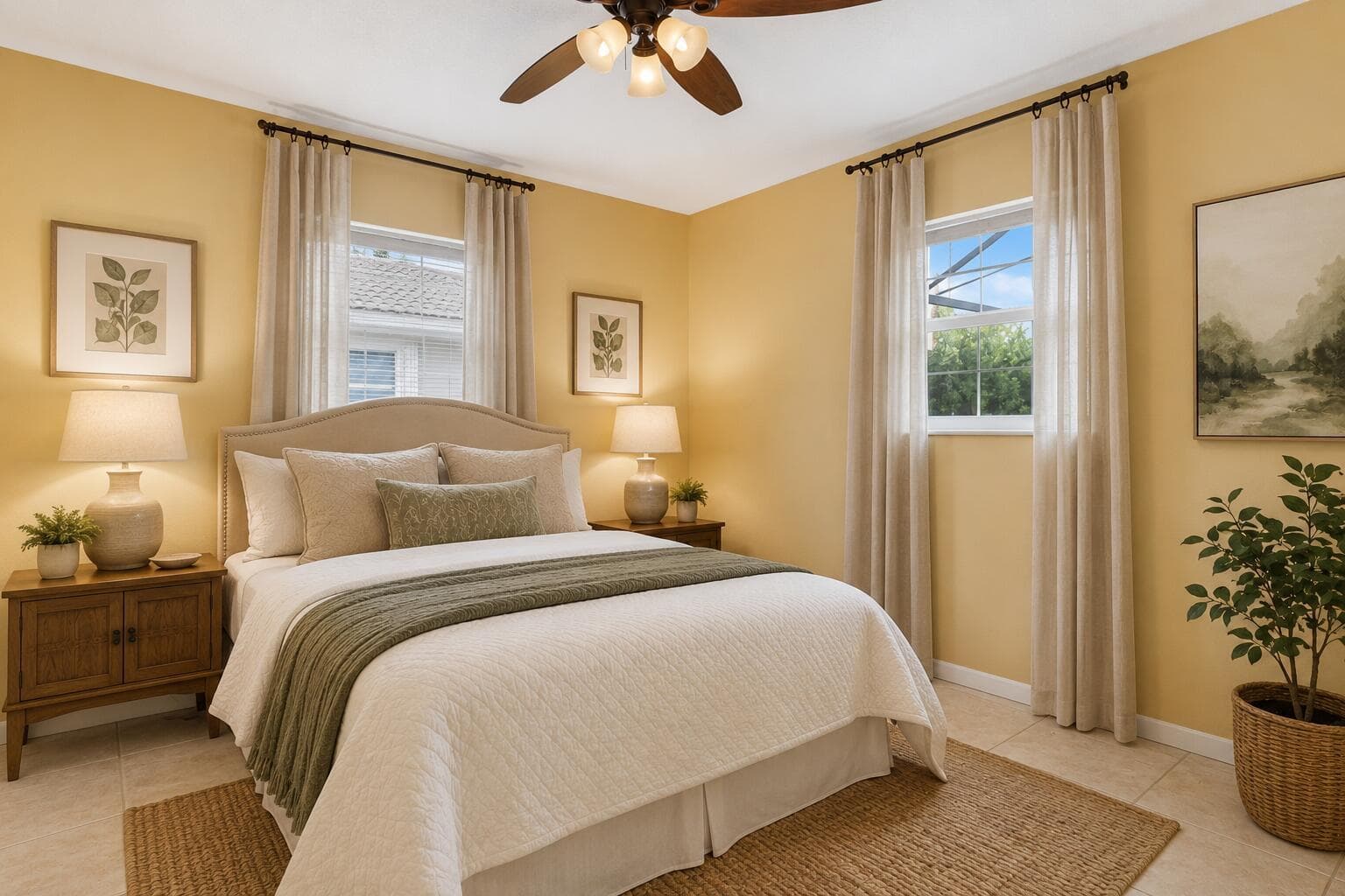 Second Bedroom Staged