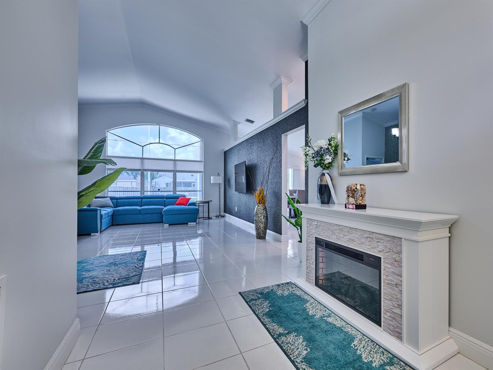 Living room foyer area
