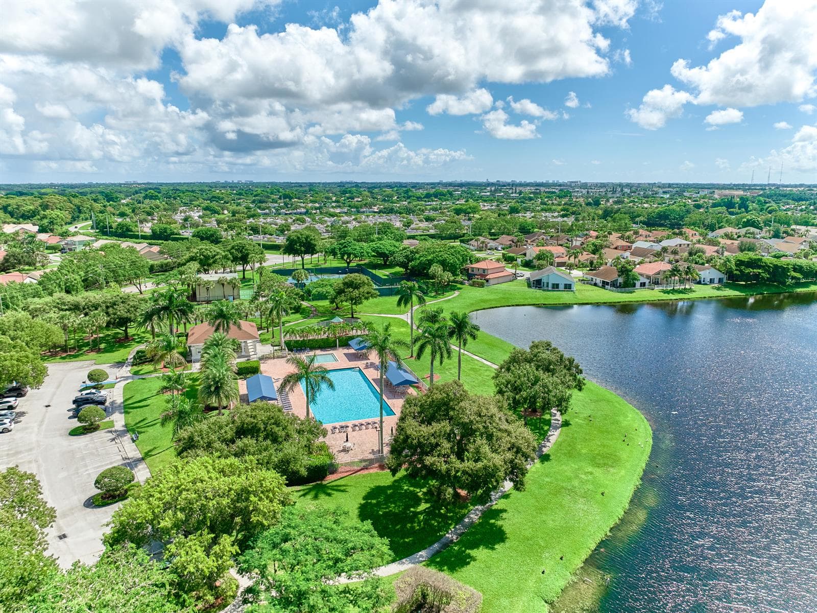 Clubhouse drone view
