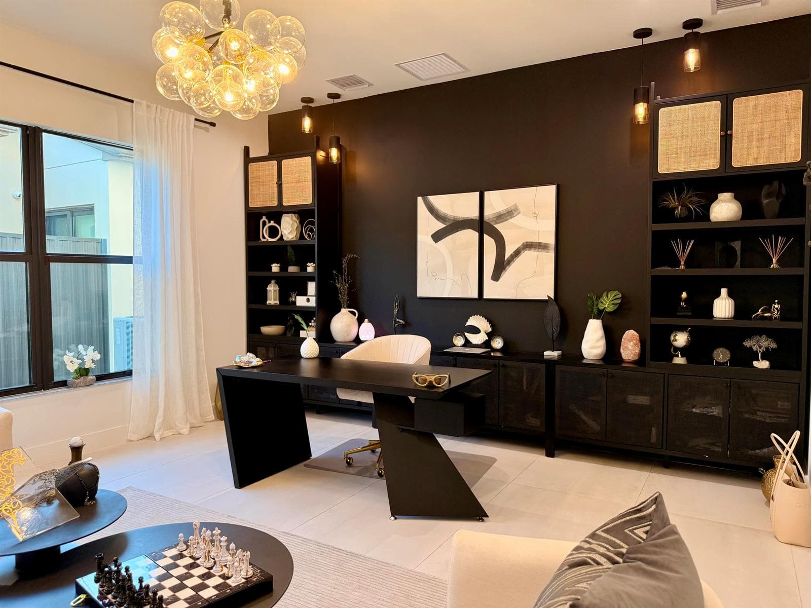 Built-In Desk & Storage