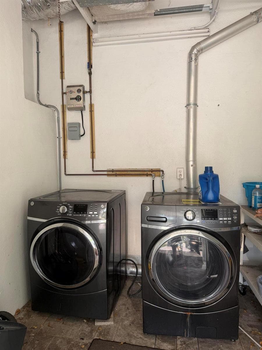 Laundry in Carport