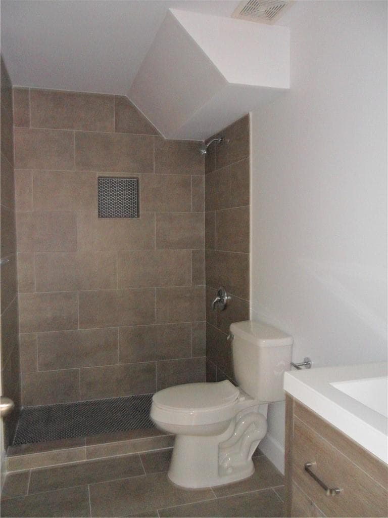 Nicely updated bathroom.