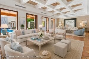 Living Room - virtually staged