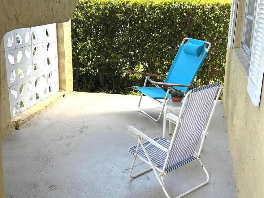 Front open covered porch