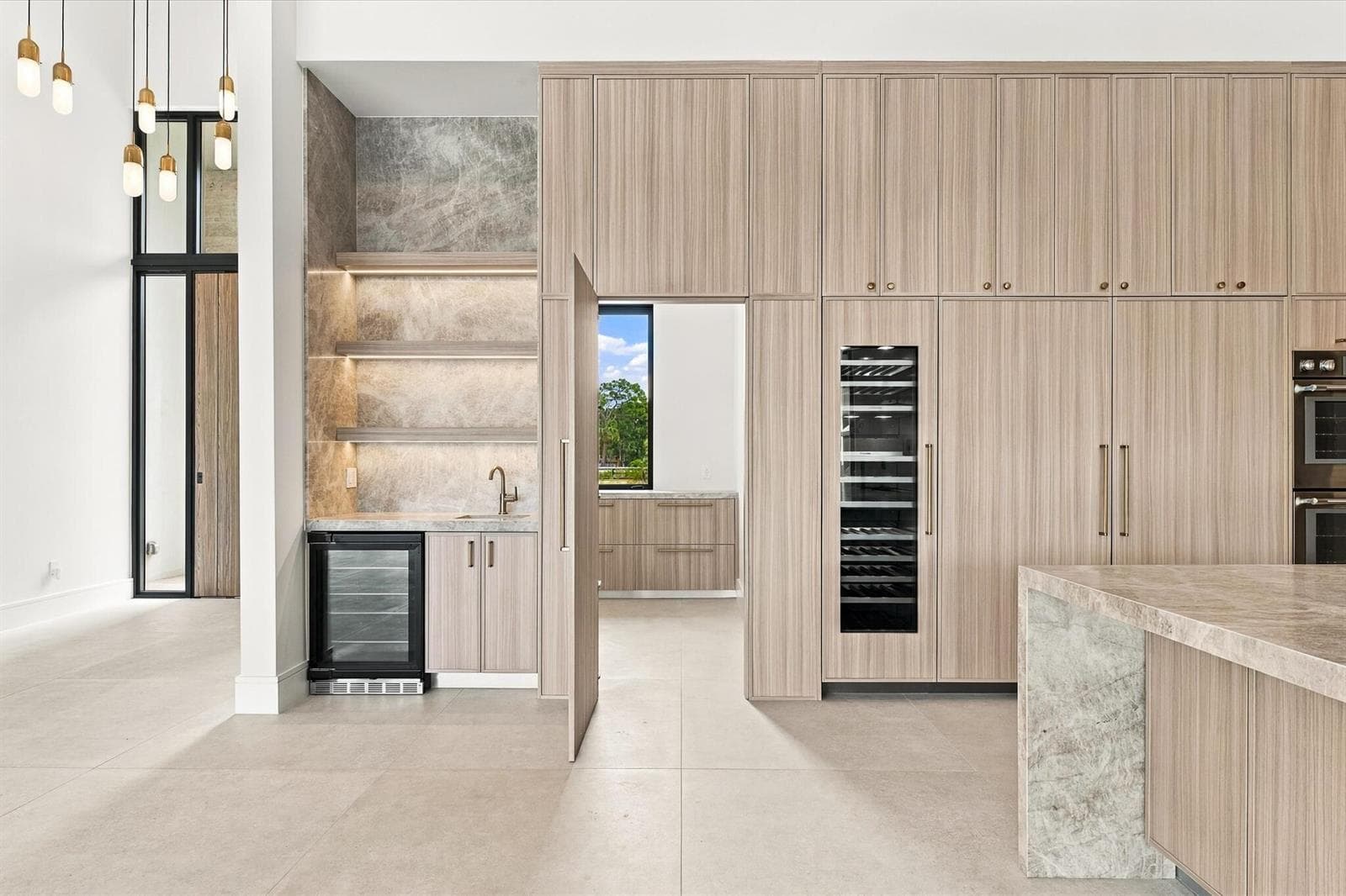 Kitchen with pantry