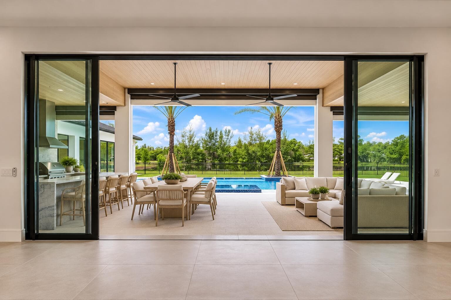 Virtually Staged Patio