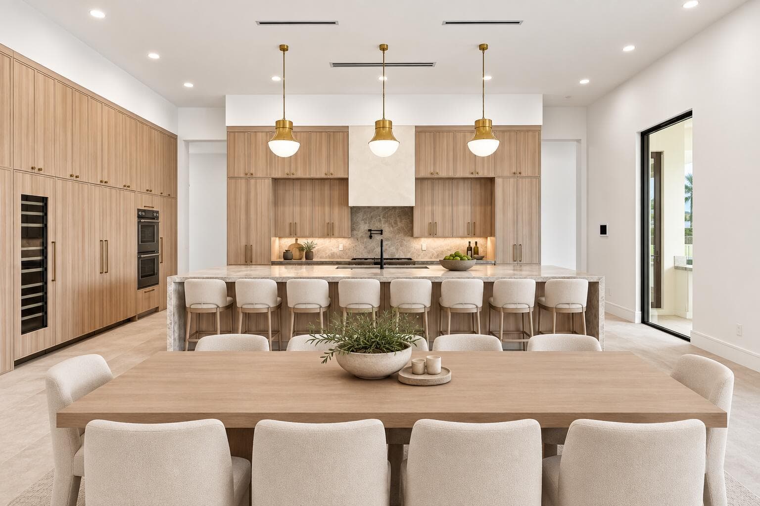 Virtually Staged Dinning Room