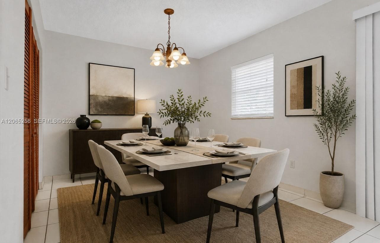 Photo stage for dinning room furniture