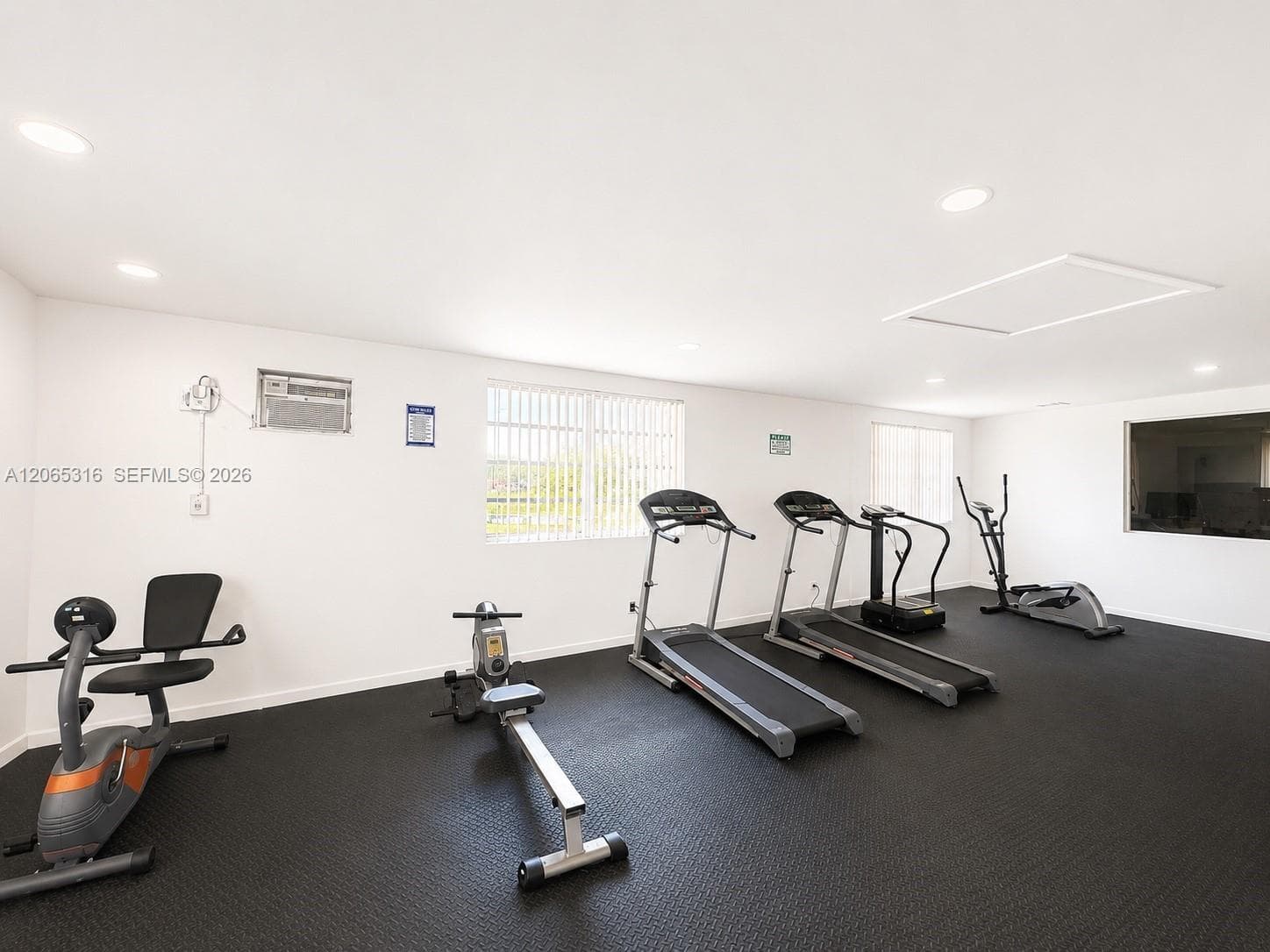 Community fitness room supporting an active and convenient lifestyle.