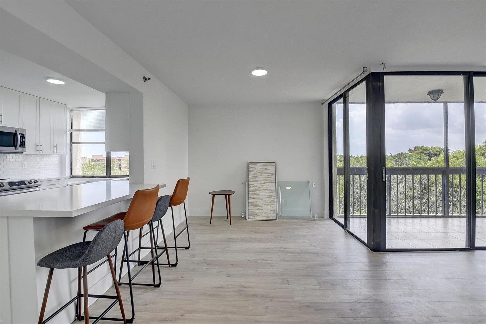 Kitchen Counters and Dining Area