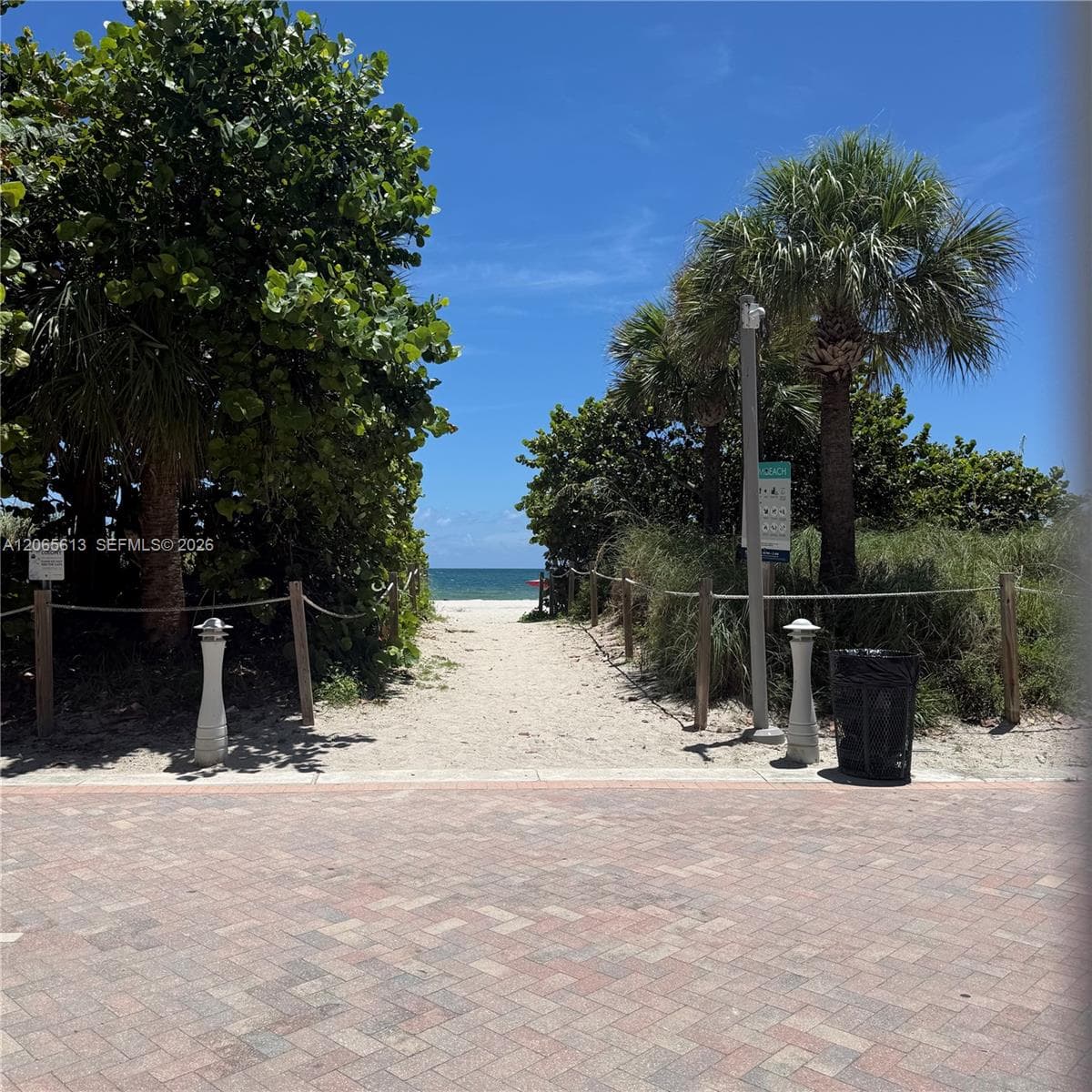 direct beach access