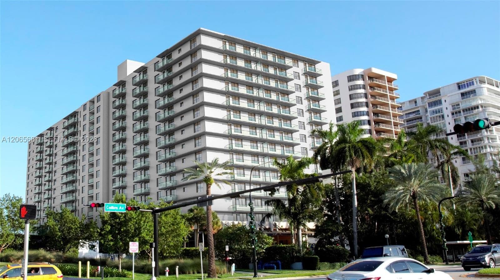 Rendering - view from Collins Ave
