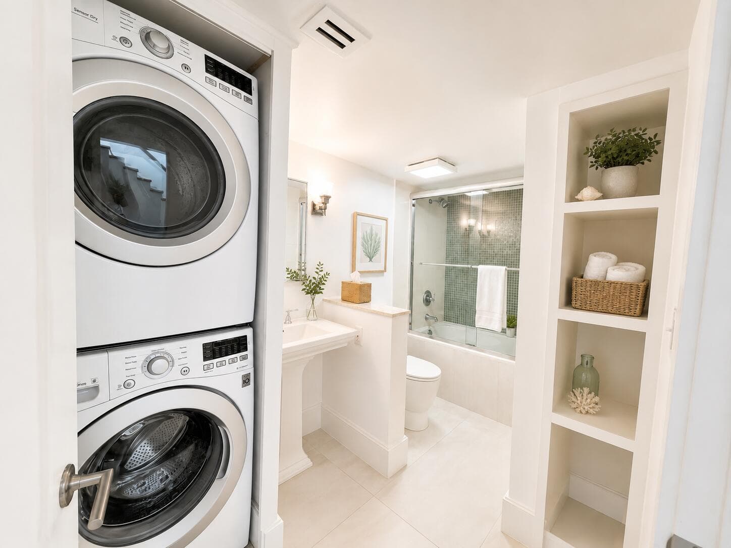 Laundry in 2nd Bathroom