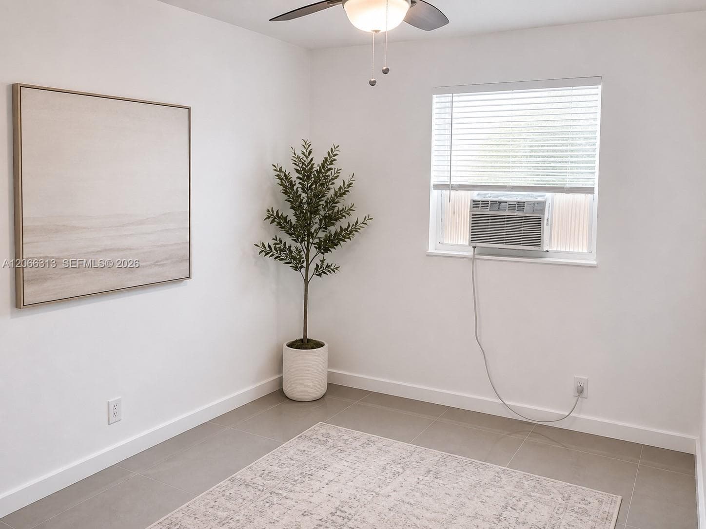 The unit is UNFURNISHED- This photo is VIRTUAL STAGED FOR VISUALIZATION