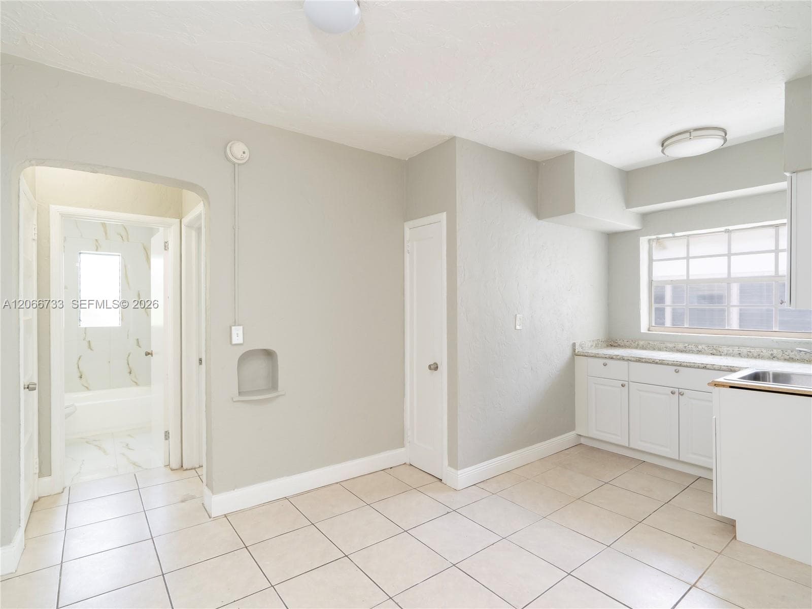 Photos taken before appliances were installed.