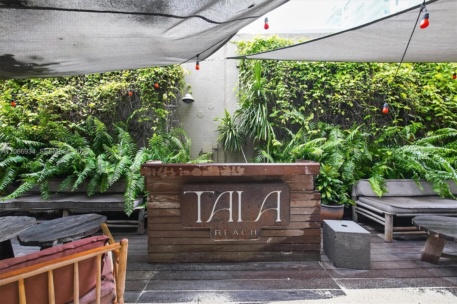 Tala Beach Club on property.  Enjoy Tropical tiki bar and Tulum style dining.