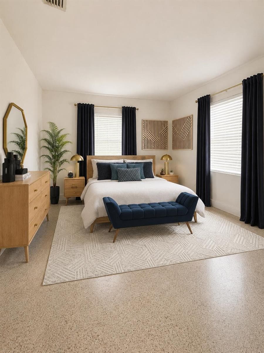 Staged Bedroom
