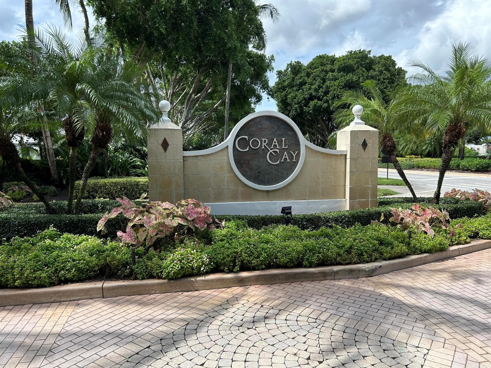 Coral cay sign