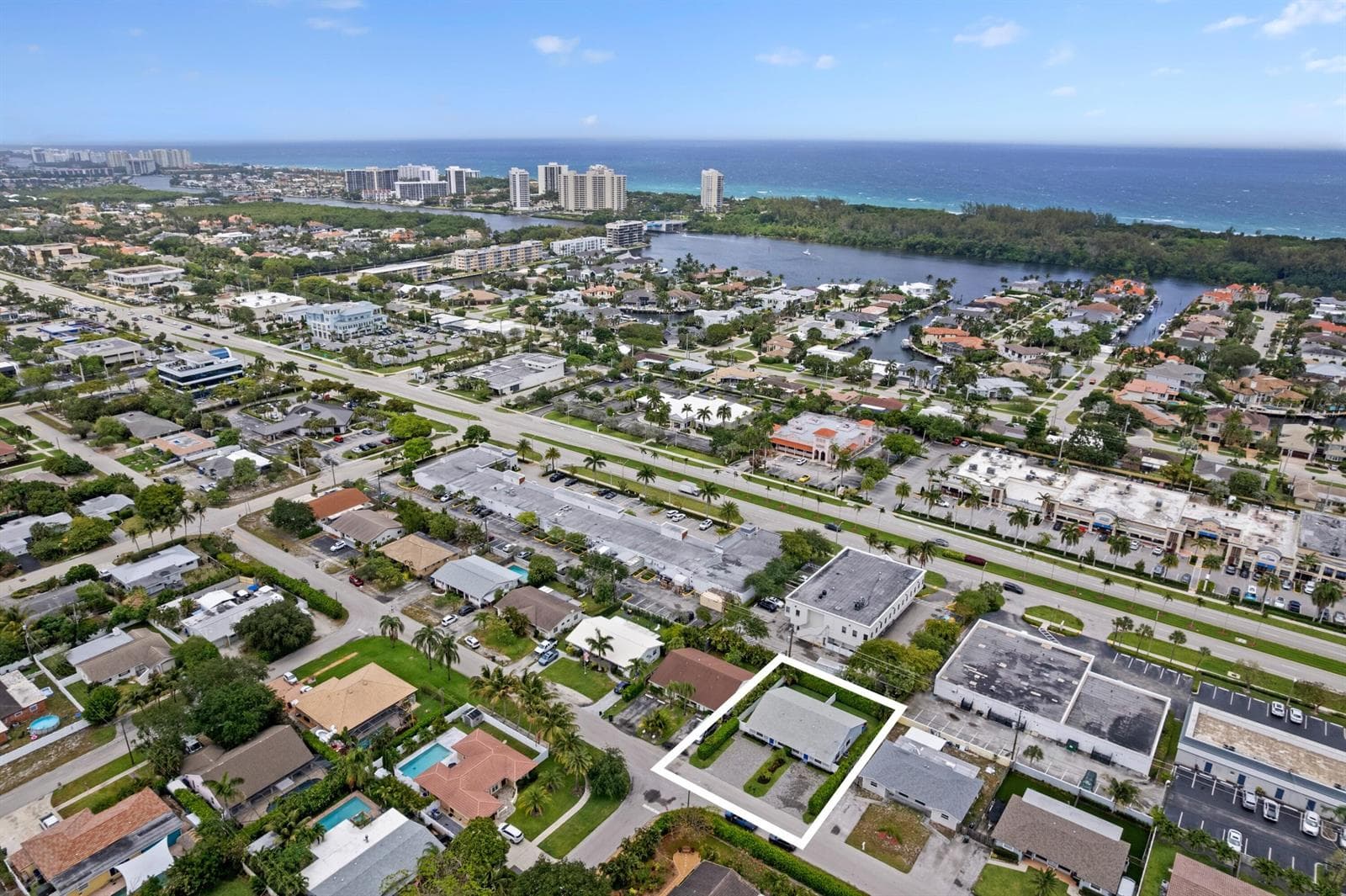 Aerial Neighborhood View
