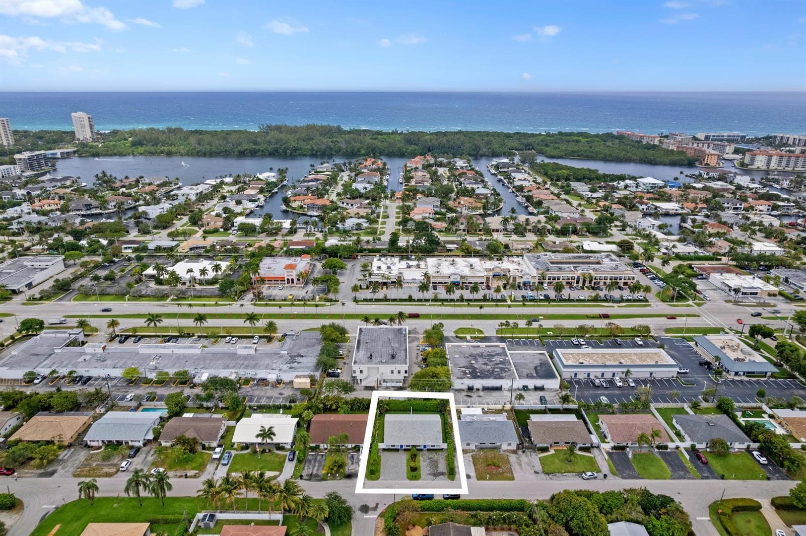 Aerial Neighborhood View