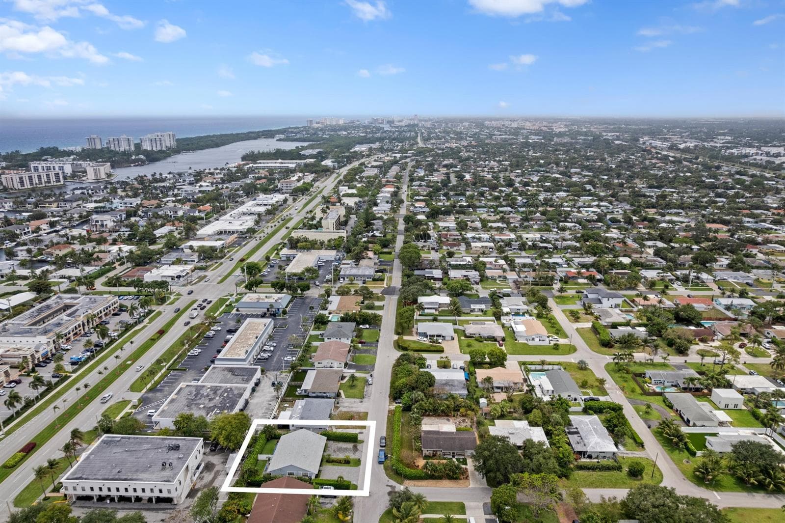 Aerial Neighborhood View
