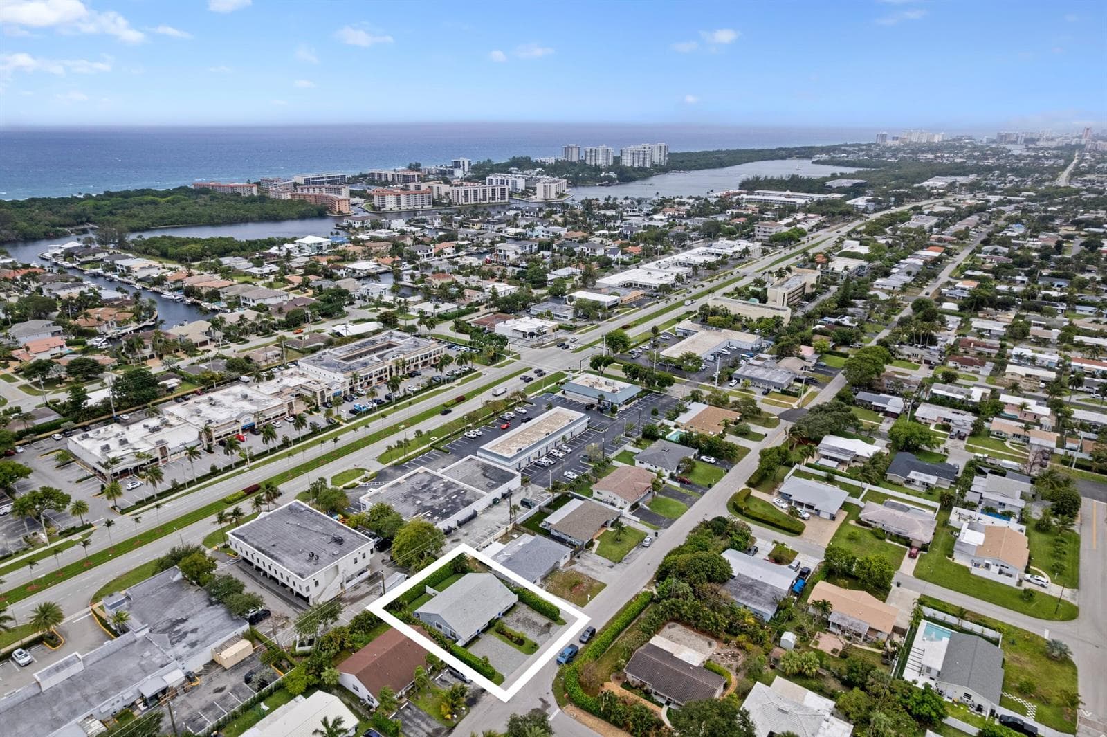 Aerial Neighborhood View