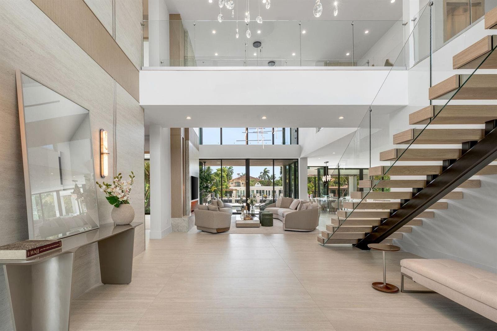22-Ft Ceilings & Statement Chandeliers