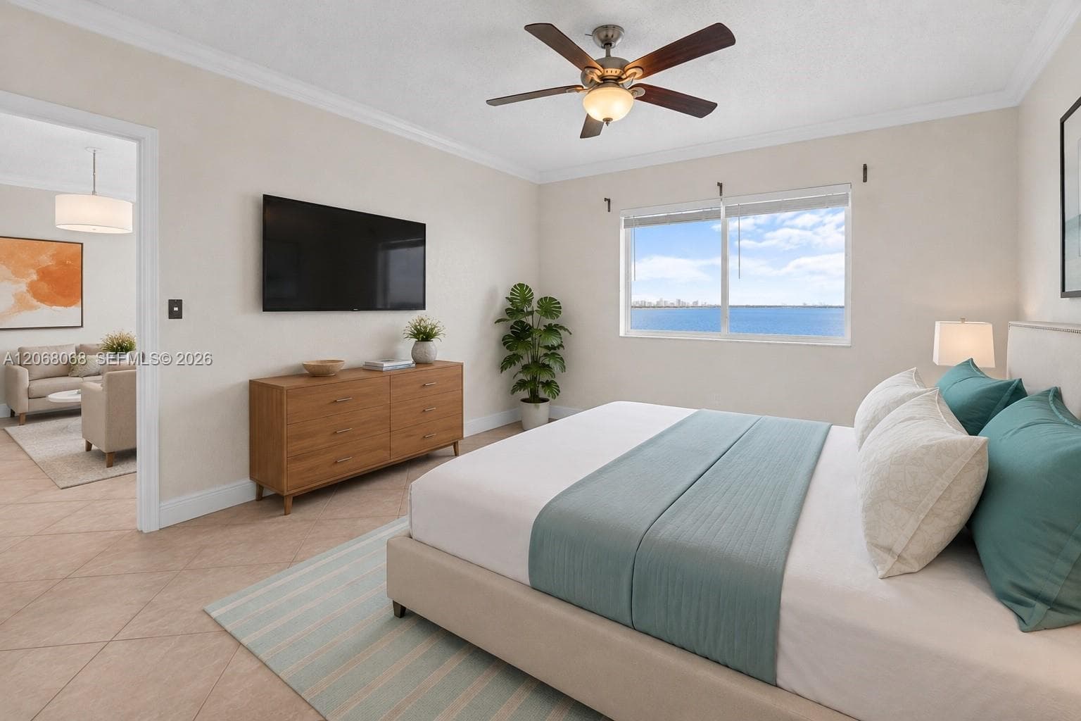Primary Bedroom Virtually Staged