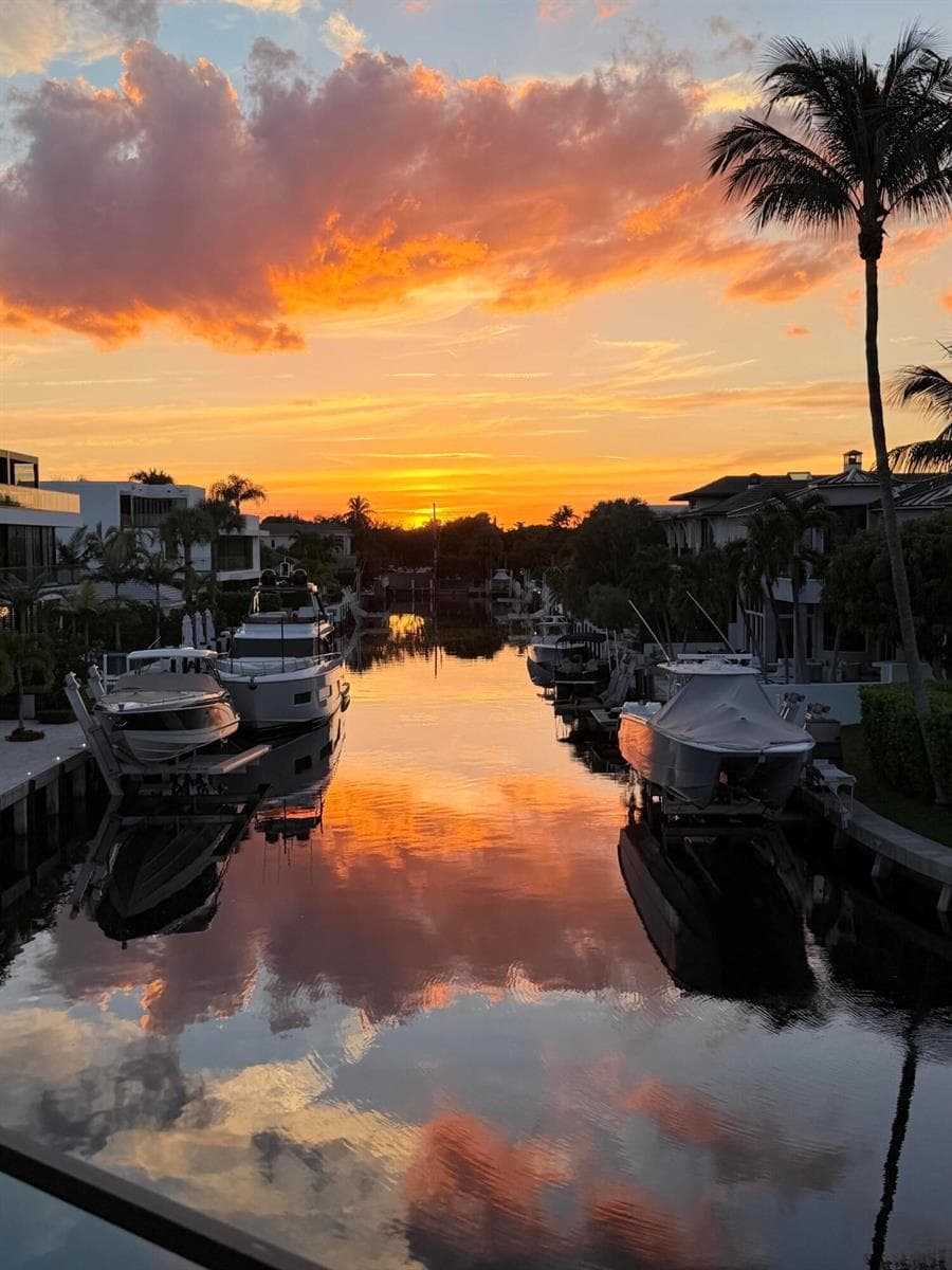 Direct Sunset view